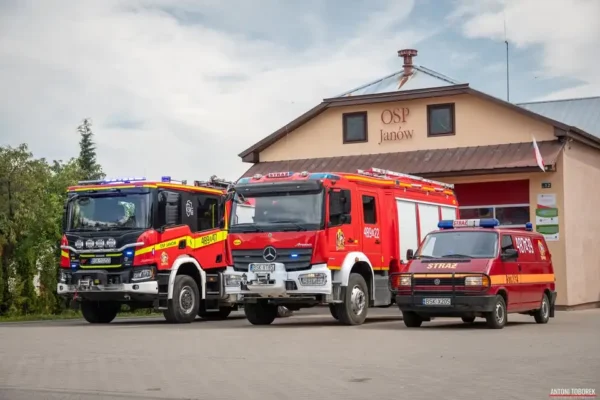 Pożar kombajnu w Przystawce – szybka reakcja właściciela zapobiegła tragedii