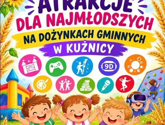 Dożynki Gminne w Kuźnicy: moc atrakcji dla najmłodszych