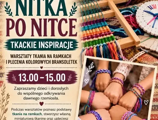 Tkackie warsztaty w Parku Kulturowym Korycin–Milewszczyzna