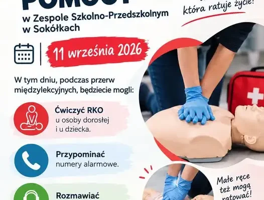 Sokółki: Międzynarodowy Dzień Pierwszej Pomocy w Zespole Szkolno-Przedszkolnym