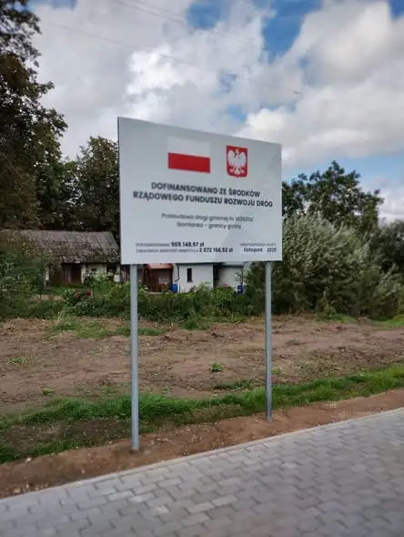 Zakończono przebudowę drogi gminnej Słomianka – granica gminy