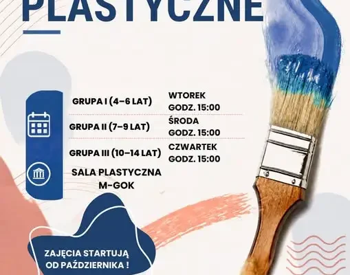 Zapisy na zajęcia plastyczne w M-GOK – rusza nowy sezon