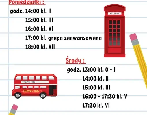 Nowy plan zajęć z języka angielskiego w GOK,SiT w Janowie – zapisy trwają