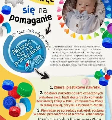 Kuźnica włącza się w jubileuszową edycję „Nakręć się na pomaganie” dla małego Józia