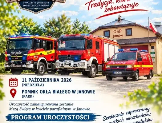 100 lat OSP Janów – historia, która zaczęła się od ludzi
