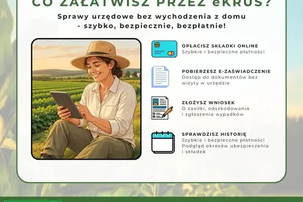 eKRUS – formalności KRUS załatwisz online, bez wizyty w urzędzie