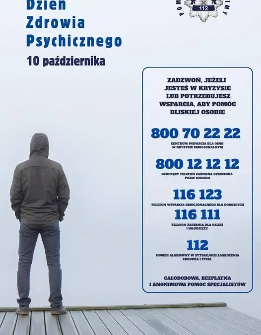 Światowy Dzień Zdrowia Psychicznego: Policja apeluje o czujność w sieci