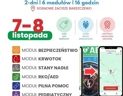 Kurs Pierwszej Pomocy dla druhów OSP w Barszczewie – 7-8 listopada