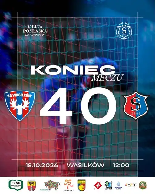 Sokół Sokółka bez punktów w Wasilkowie – przed drużyną domowe starcie