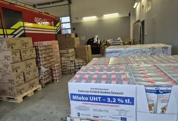 8 700 kg żywności dla 232 mieszkańców gminy Korycin
