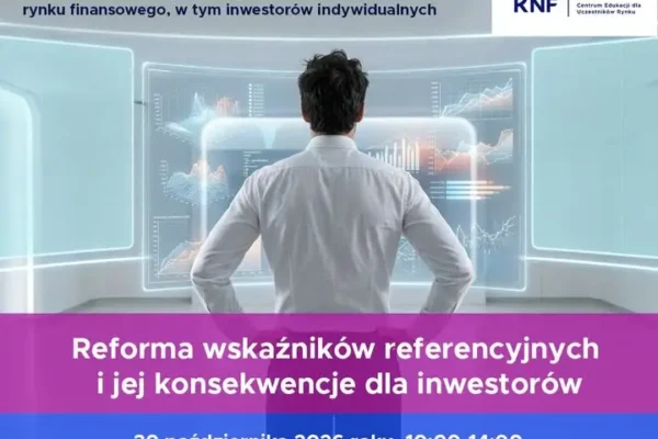 KNF organizuje bezpłatne webinarium o reformie wskaźników referencyjnych
