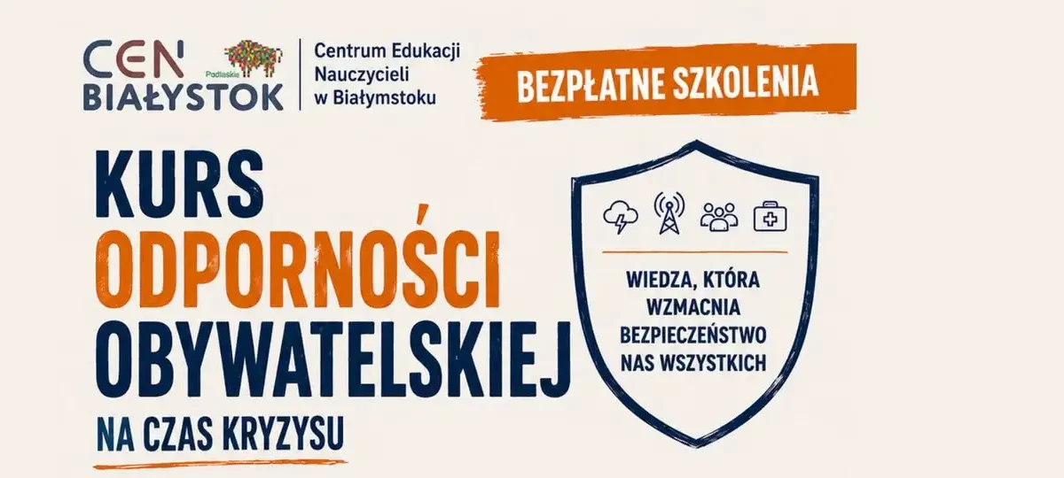 Nauczyciele ze Szkoły Podstawowej w Suchowoli ukończyli Kurs Odporności Obywatelskiej