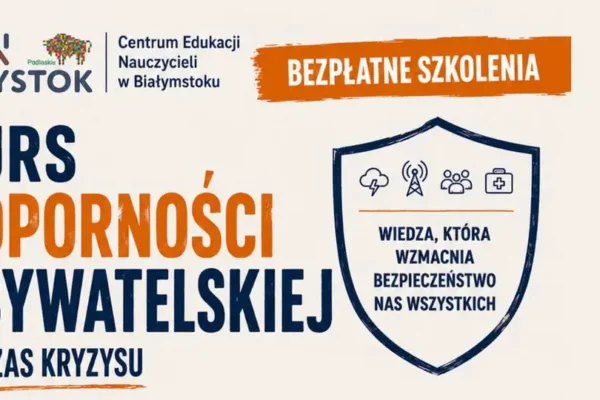 Nauczyciele ze Szkoły Podstawowej w Suchowoli ukończyli Kurs Odporności Obywatelskiej