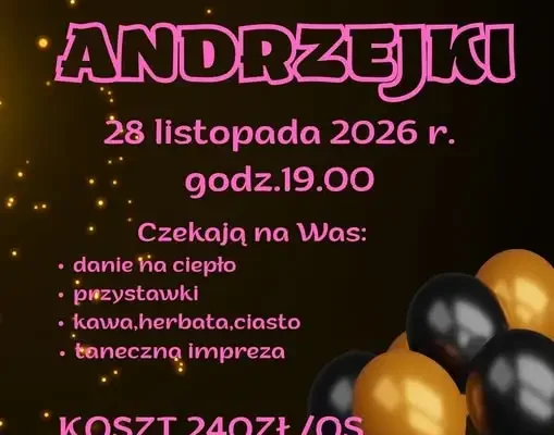 Andrzejki 2026 w Korycinie – zapisy już trwają