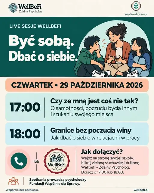 Bezpłatne sesje online o samotności i stawianiu granic – już w czwartek
