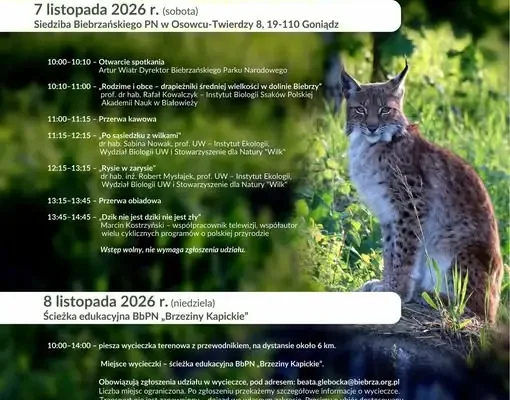 92. Wszechnica Biebrzańska – zaproszenie na 7-8 listopada 2026