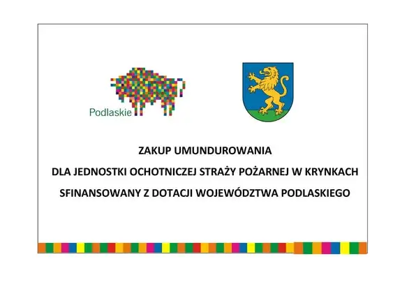 OSP Krynki z nowym umundurowaniem dzięki dotacji z województwa